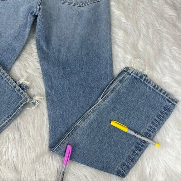 Re/Done‎ Women's NWT Opal Indigo 70s Low-Rise Skinny Boot Jeans W26-28/L31 - Picture 13 of 15